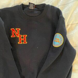 Women's Navy and Black Sweatshirt